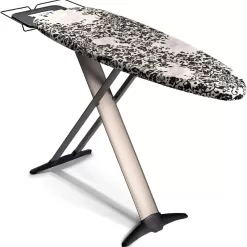 Bartnelli Pro Luxury Ironing Board - Extra Wide 62x19” Steam Iron Rest, Adjustable Height, T-Leg Foldable, European Made