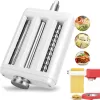 Pasta Maker Attachment for Kitchenaid Mixers, Noodle Maker 3 in 1 Set of Pasta Sheeter Fettuccine Cutter Spaghetti Cutter