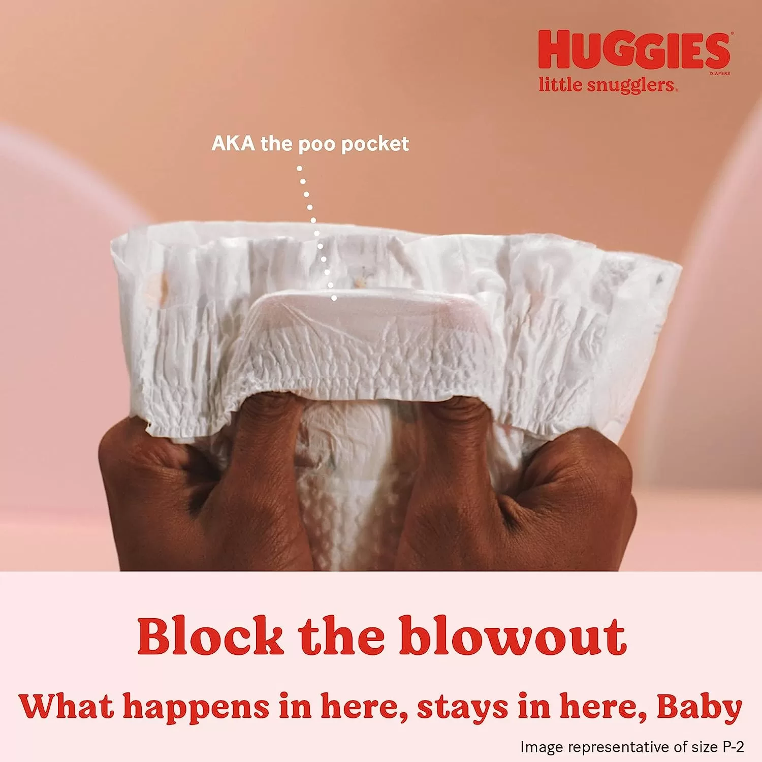 Huggies Size 2 Diapers, Little Snugglers Baby Diapers, Size 2 (12-18 lbs), 180 Count
