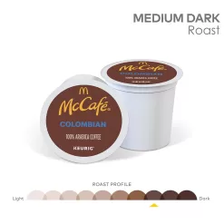 McCafe Colombian, Single Serve Coffee Keurig K-Cup Pods, Medium Roast, 96 Count (4 Packs of 24)
