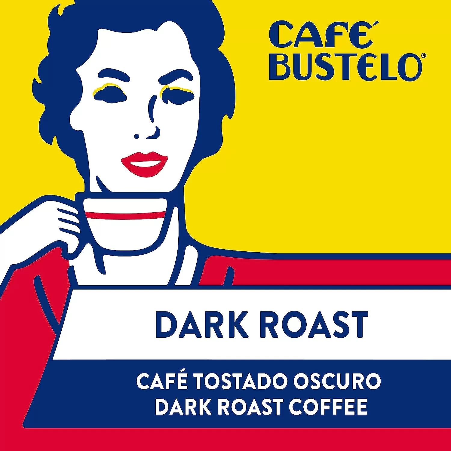 Café Bustelo Espresso Style Dark Roast Coffee, 96 Keurig K-Cup Pods ,24 Count (Pack of 4)