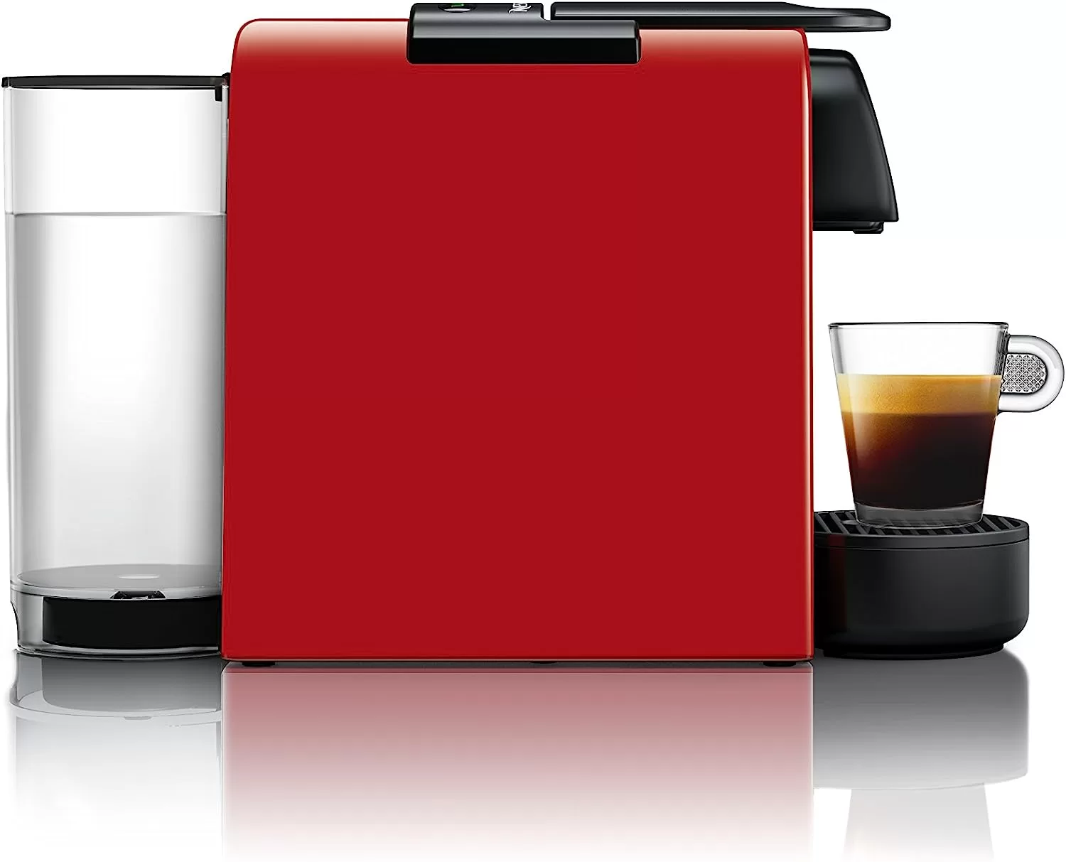 Nespresso Essenza Mini Espresso Machine by De'Longhi with Milk Frother, 20.3 ounces, Red