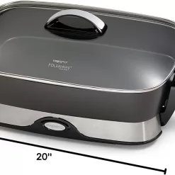 Presto 06857 16-inch Electric Foldaway Skillet, Black