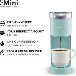Keurig K-Mini Single Serve Coffee Maker, Oasis
