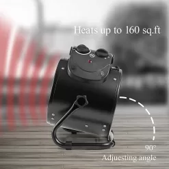 Electric Heater Fan, Portable Heater with Overheat Protection, Fast Heating, Small Garage Heater