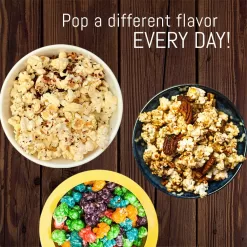 Elite Gourmet EPM-250 Maxi-Matic 2.5 Ounce Classic Carnival, Tabletop Kettle Popcorn Popper Machine, Red