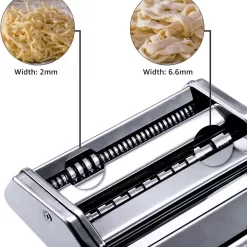 MZTOGR Pasta Maker Machine, Set of 6 Piece 150mm Steel Noodle Maker Machine