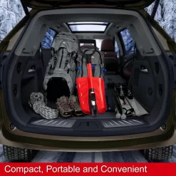 SnowPro Snow Shovel for Car, Fast Folding and Telescoping Design for Emergency Snow Removal