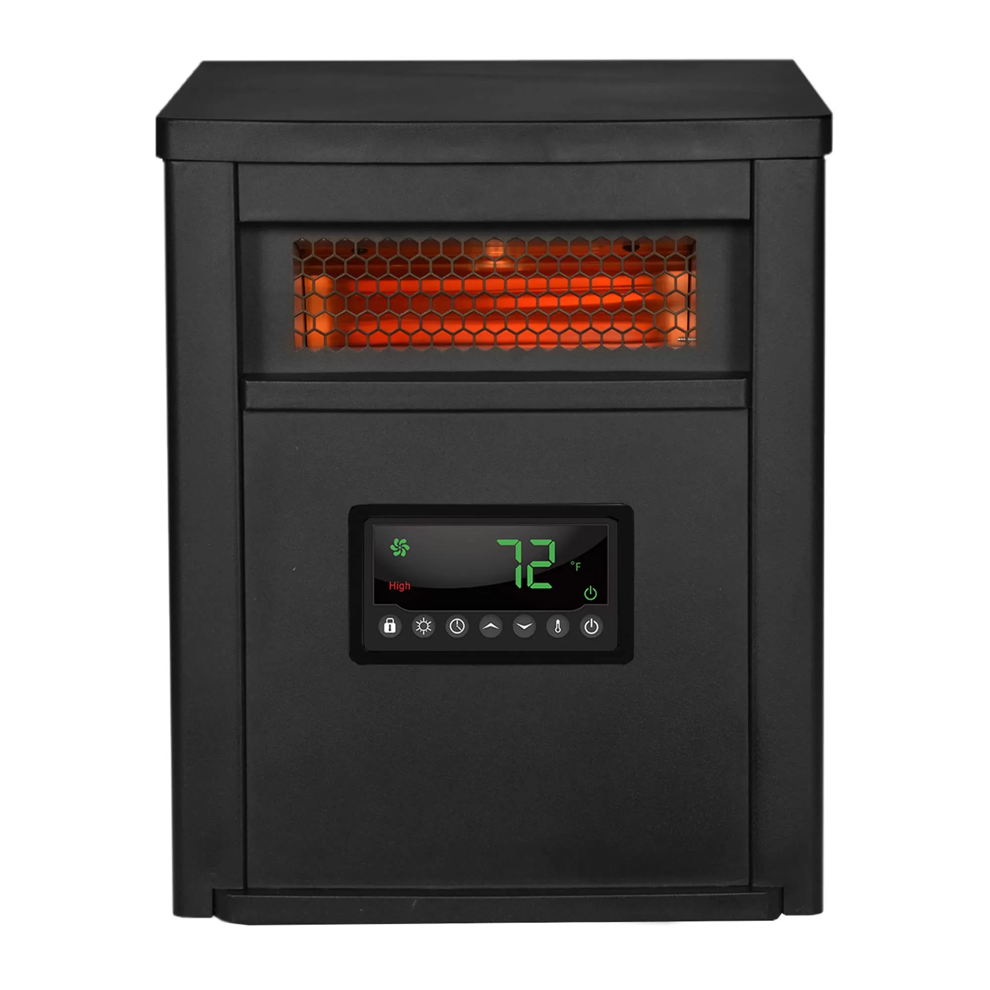 LifeSmart LifePro 8 Element 1500W Electric Infrared Quartz Indoor Space Heater