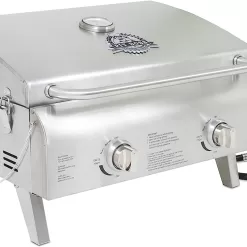 Pit Boss Grills 75275 Stainless Steel Two-Burner Portable Grill