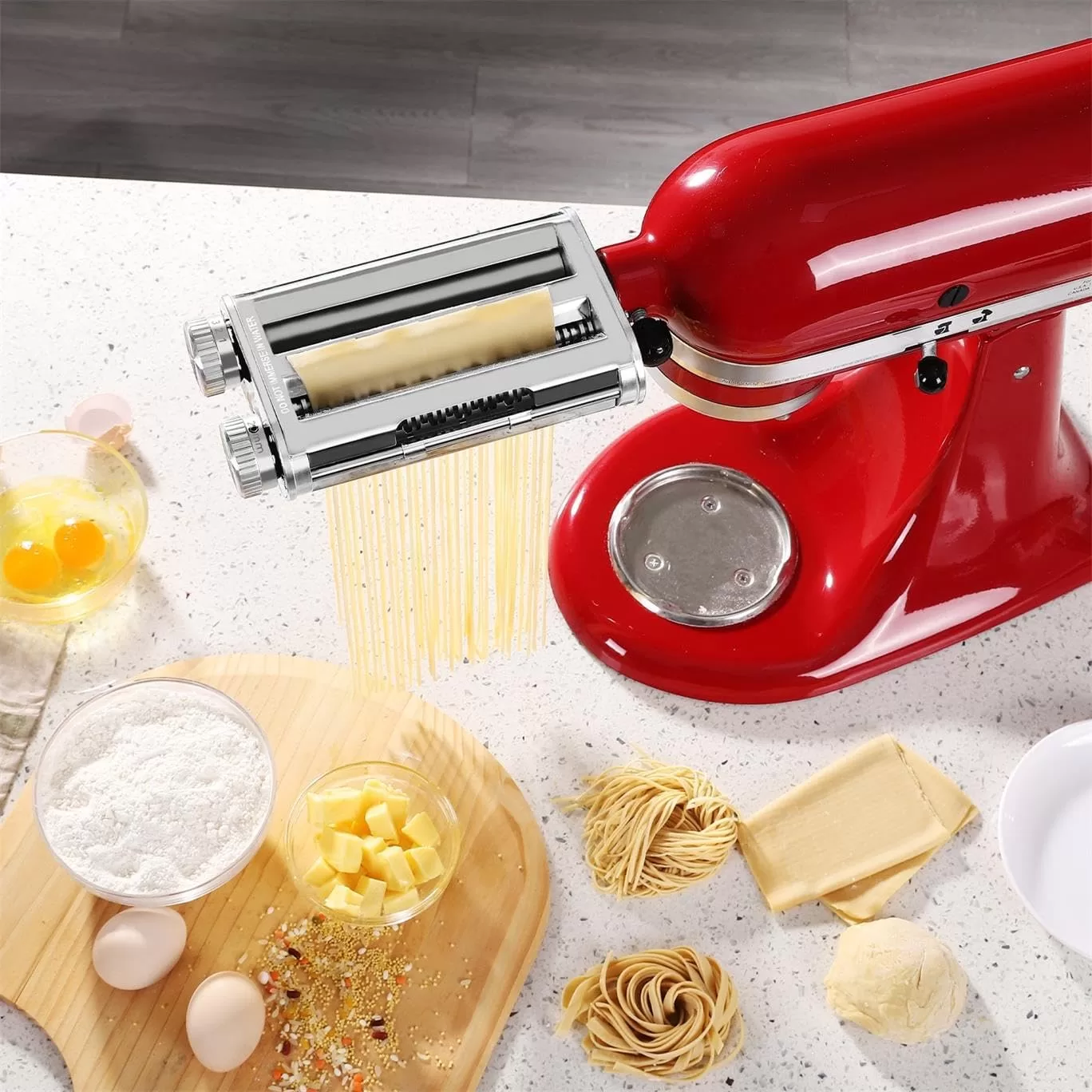 FavorKit Pasta Maker Attachment for KitchenAid Mixers
