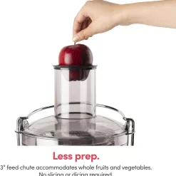 NutriBullet Juicer Centrifugal Juicer Machine for Fruit, Vegetables, and Food Prep, 27 Ounces/1.5 Liters, 800 Watts, Gray NBJ50100