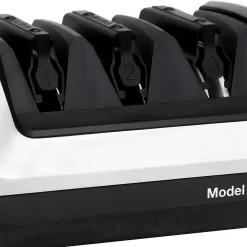 Chef'sChoice Hone Electric Knife Sharpener for 15 and 20-Degree Knives, 3-Stage, Gray