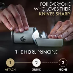HORL 2 Cruise Rolling Knife Sharpener Engineered in Germany for Straight Edge, Chalk
