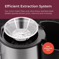 Mueller Juicer Ultra Power, Easy Clean Extractor Press Centrifugal Juicing Machine, Silver