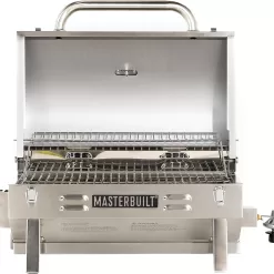 Masterbuilt MB20030819 Portable Propane Grill, Stainless Steel