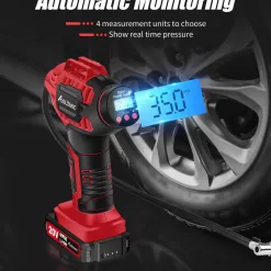 AVID POWER Tire Inflator Air Compressor, 20V Cordless Car Tire Pump