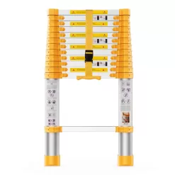 BOWEITI Telescoping Extension Ladder 12.5FT Heavy Duty Upgrade,Aluminum Telescopic Ladder