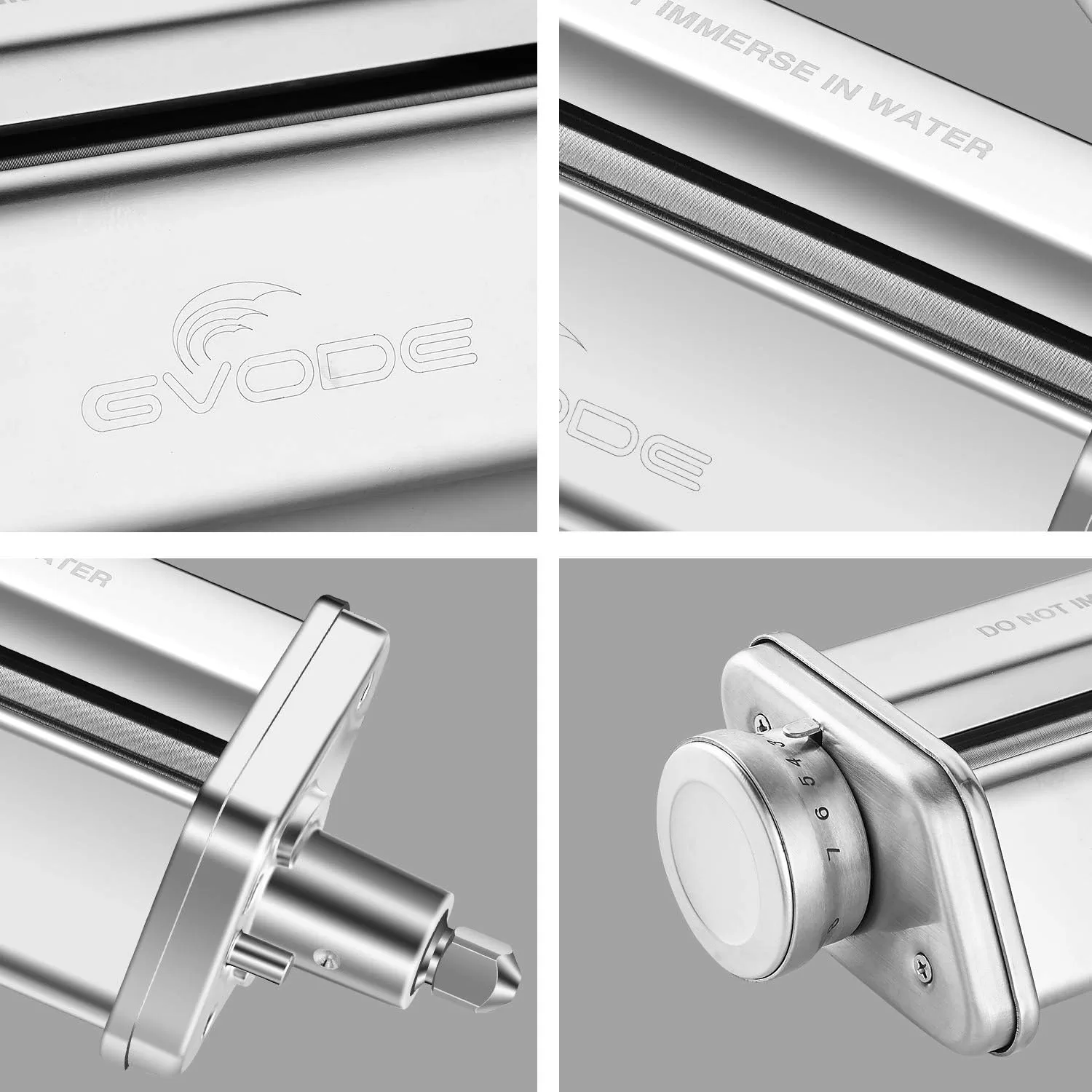 Pasta Roller Attachment for KitchenAid Stand Mixer, Stainless steel Pasta Roller Attachment