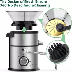 1300W KOIOS Centrifugal Juicer Machines, Juice Extractor with Extra Large 3inch Feed Chute