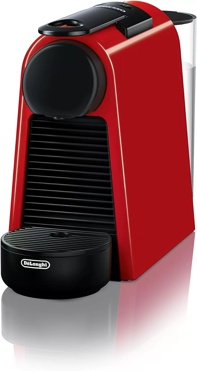 Nespresso Essenza Mini Espresso Machine by De'Longhi with Milk Frother, 20.3 ounces, Red