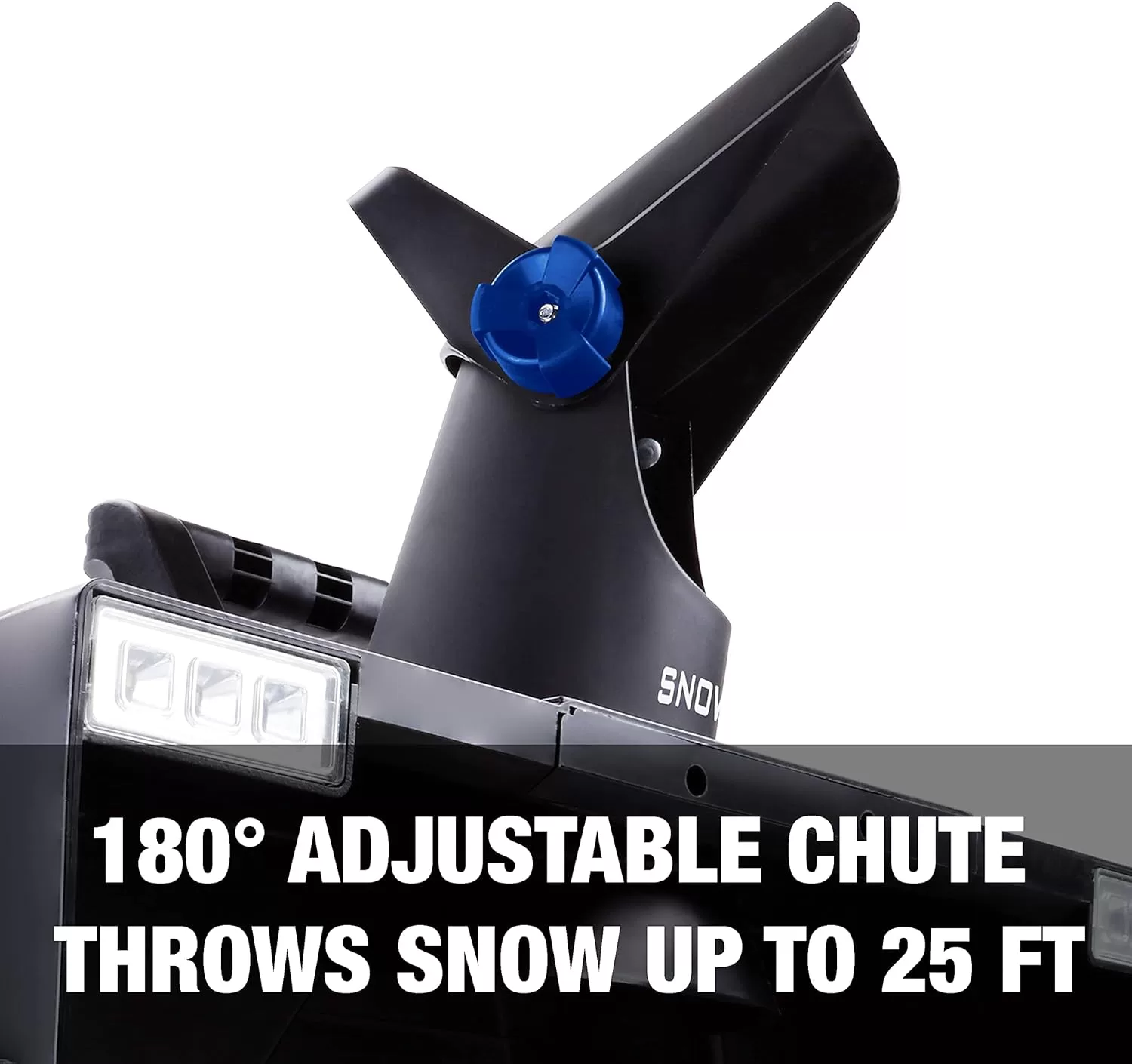 Snow Joe SJ627E Electric Walk-Behind Snow Blower w/ Dual LED Lights, 22-inch, 15-Amp