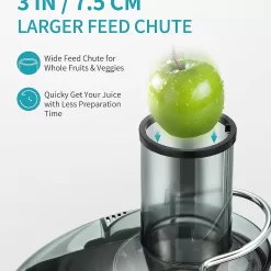 Ultrean Juicer Machine, 800w Juicer with Big Mouth 3” Feed Chute