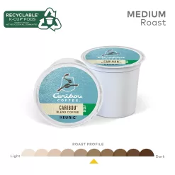 Caribou Coffee Caribou Blend Decaf, Single-Serve Keurig K-Cup Pods, Medium Roast Coffee, 96 Count
