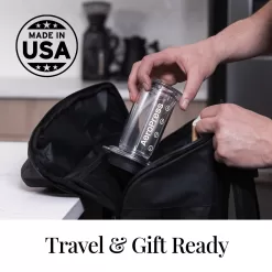 Aeropress Clear Coffee Press – 3 in 1 brew method combines French Press, Pourover, Espresso