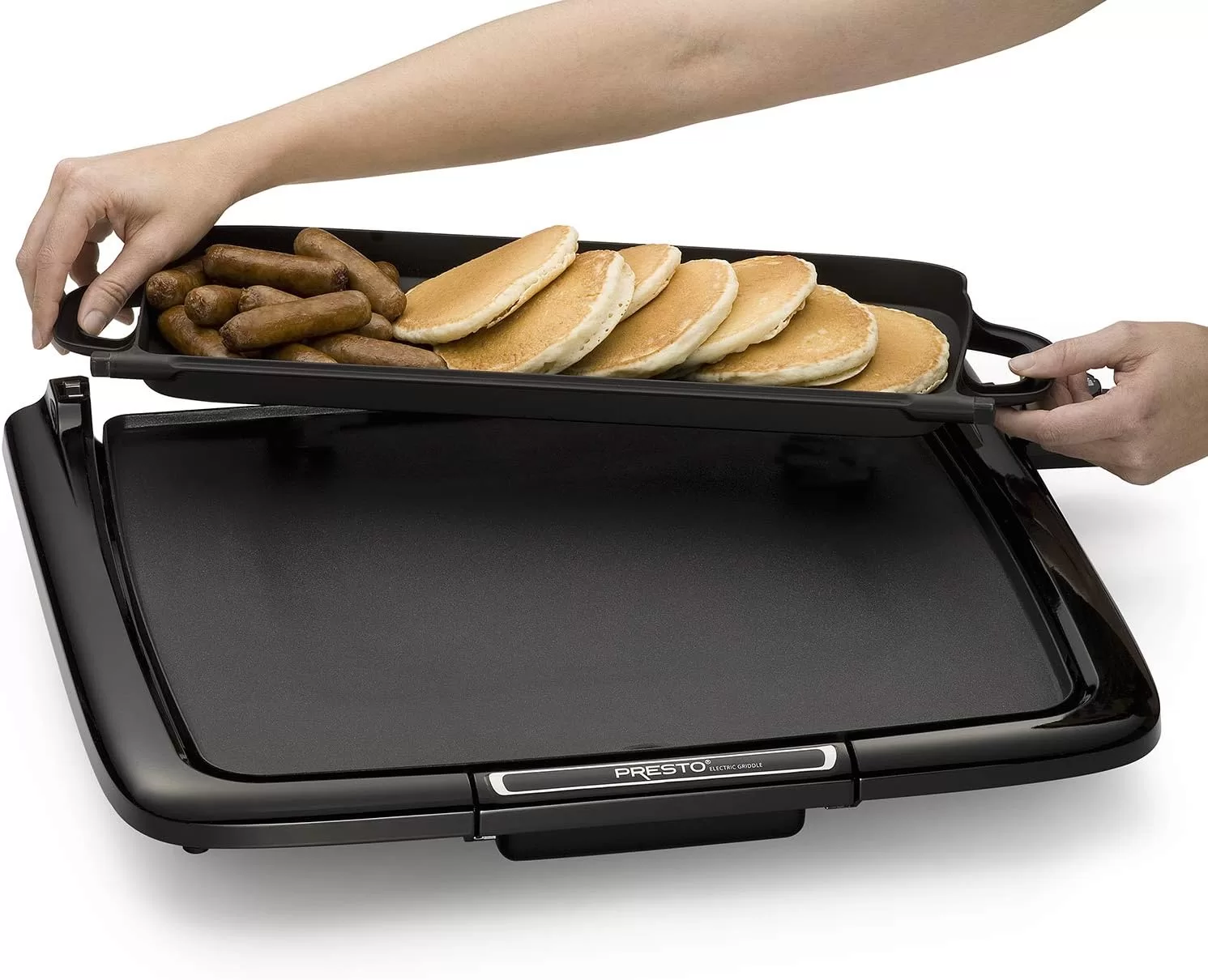 Presto 07023, Cool-touch electric Griddle/Warmer Plus