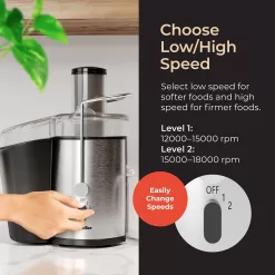 Mueller Juicer Ultra Power, Easy Clean Extractor Press Centrifugal Juicing Machine, Silver