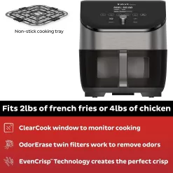 Instant Pot 6-Quart Air Fryer Oven, From the Makers of Instant, Stainless Steel