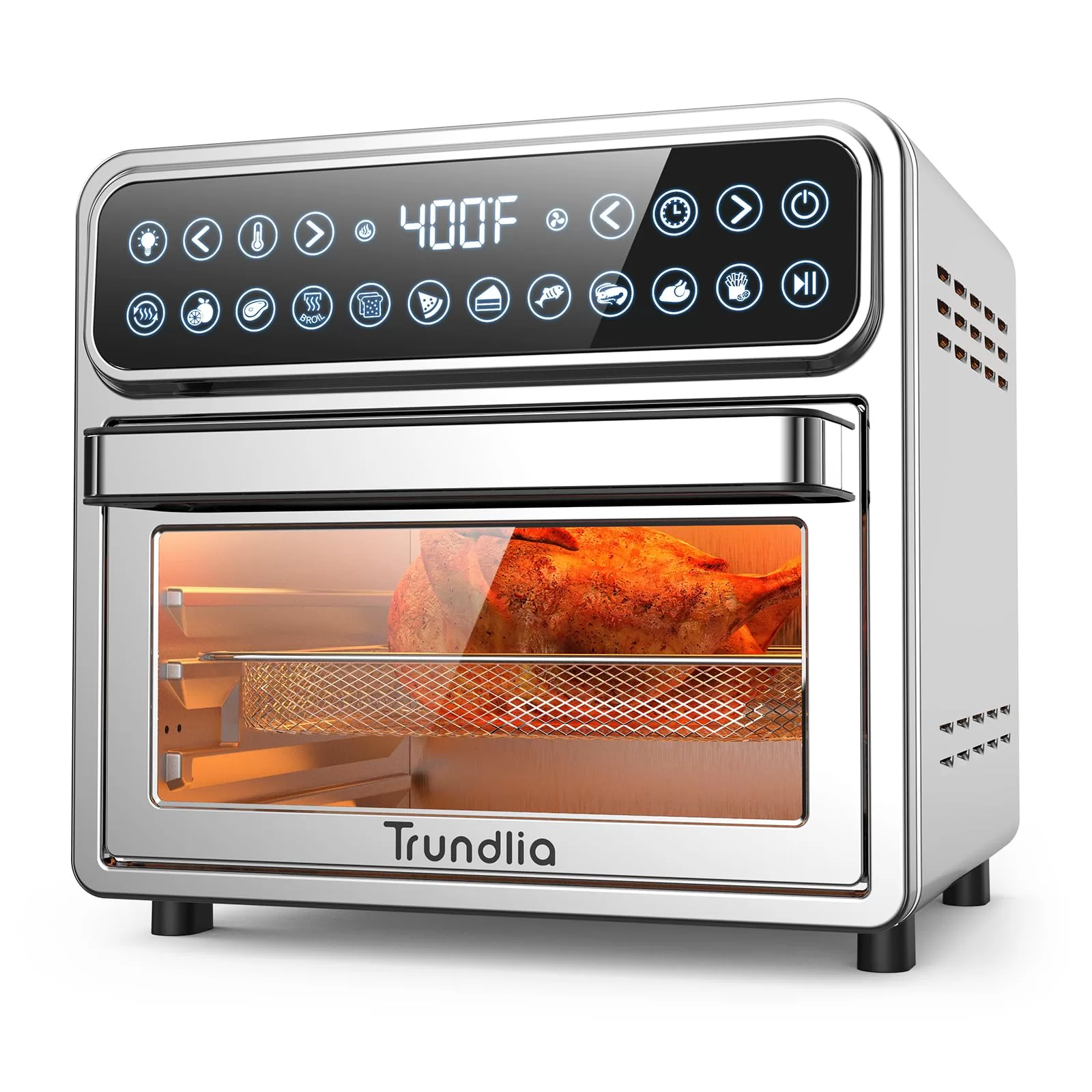 Trundlia 11-in-1 Air Fryer Oven 13QT Stainless Steel Air Fryer