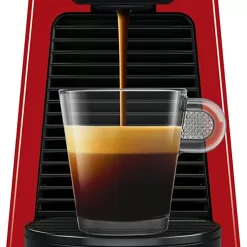 Nespresso Essenza Mini Espresso Machine by De'Longhi with Milk Frother, 20.3 ounces, Red