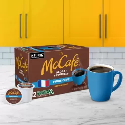 McCafe Paris Cafe, Single Serve Coffee Keurig K-Cup Pods, Medium Roast Coffee, 72 Count (6 Packs of 12)