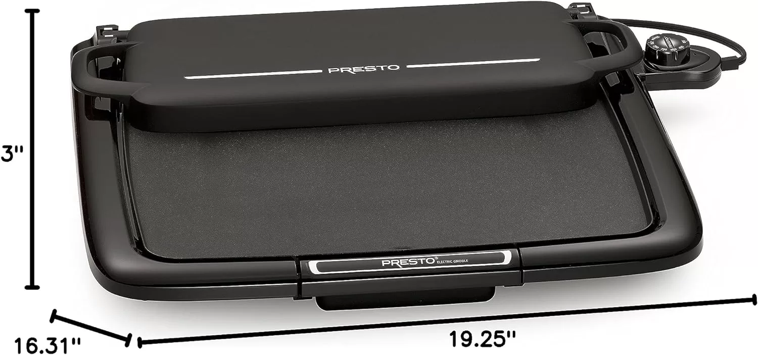 Presto 07023, Cool-touch electric Griddle/Warmer Plus