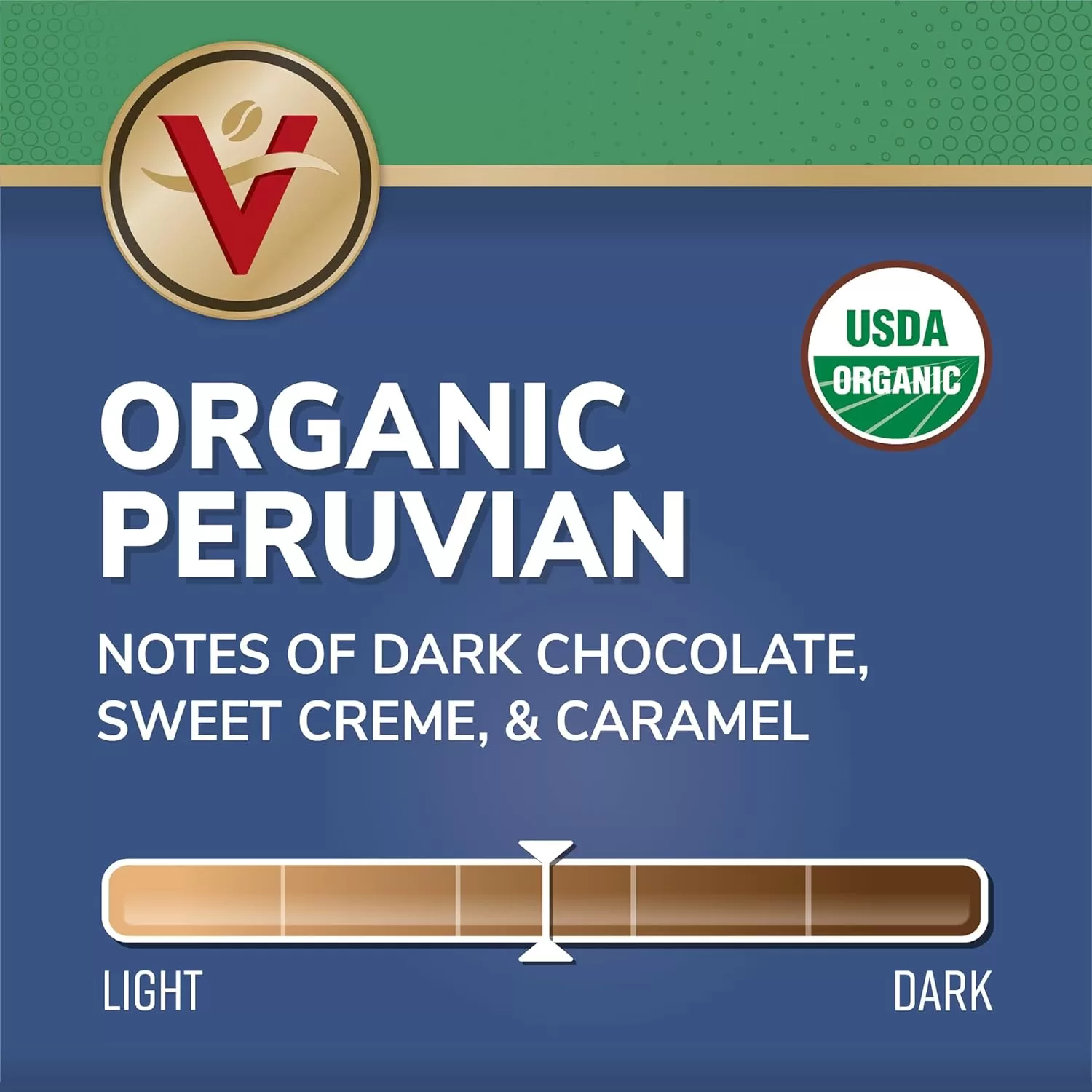 Victor Allen's Coffee Organic Peruvian, Medium Roast, 80 Count, Single Serve Coffee Pods for Keurig K-Cup Brewers