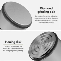 HORL 2 Cruise Rolling Knife Sharpener Engineered in Germany for Straight Edge, Chalk