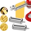 Pasta Maker Attachment Set for All KitchenAid Stand Mixer Included Pasta Sheet Roller, 3 Piece