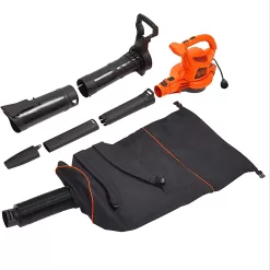 BLACK+DECKER Electric Leaf Blower, Leaf Vacuum and Mulcher 3 in 1 (BEBL7000)