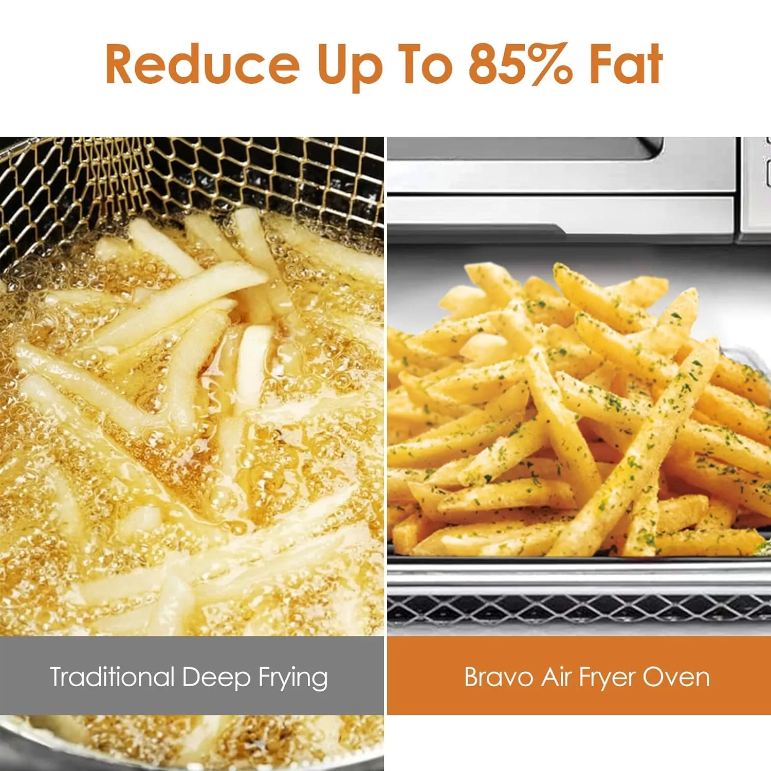 NUWAVE Bravo Air Fryer Oven, 12-in-1, 30QT XL Large Capacity Digital Countertop Convection Oven, silver