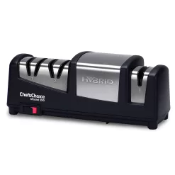 Chef’sChoice 290 Knife Sharpeners AngleSelect Hybrid 15 and 20-Degree Diamond Hone, 3-Stage, Black