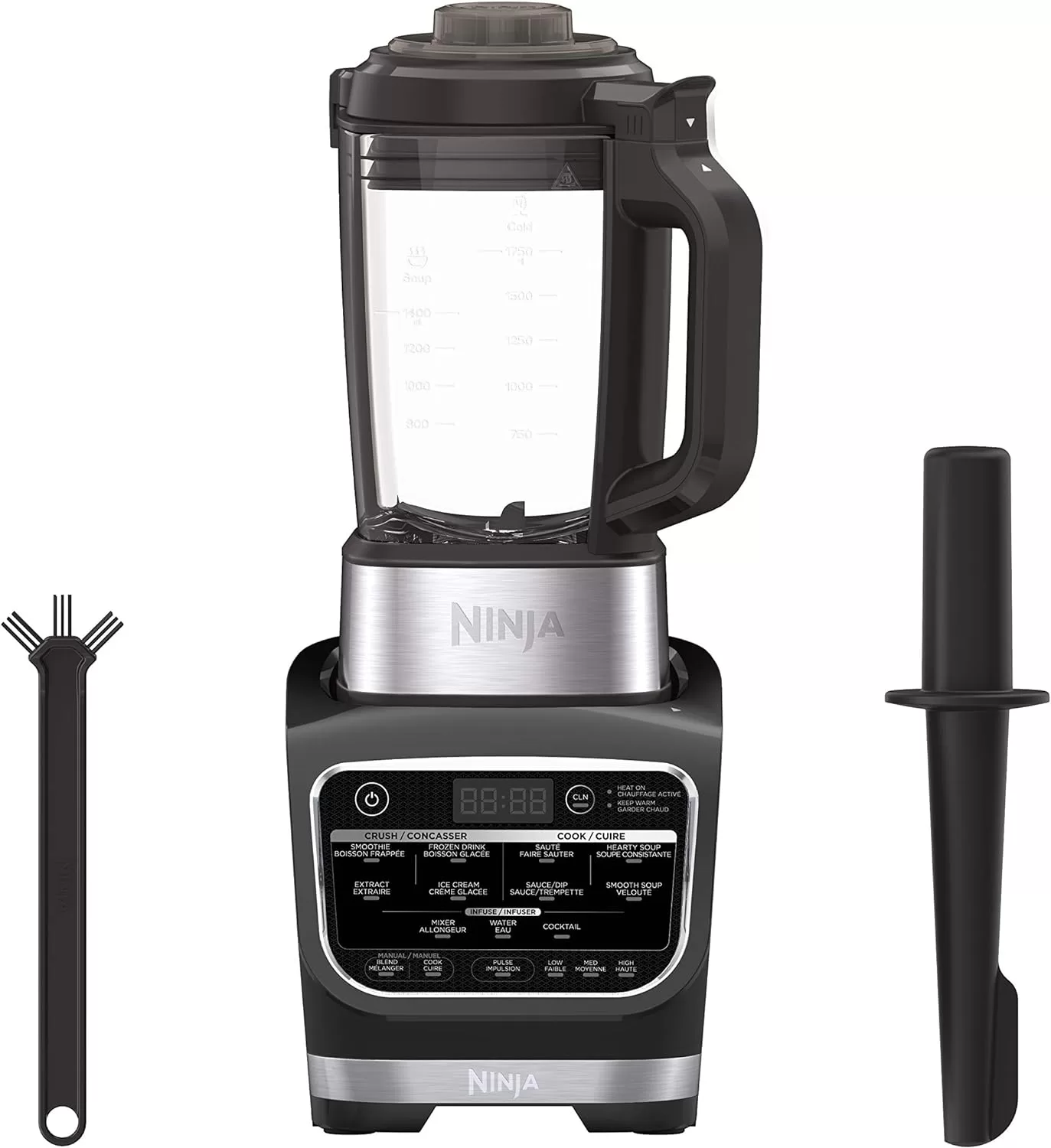 Ninja HB152 Foodi Heat-iQ Blender, 64 oz, Black