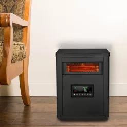 LifeSmart LifePro 8 Element 1500W Electric Infrared Quartz Indoor Space Heater
