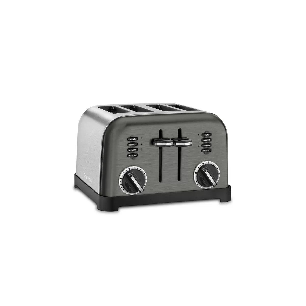 Cuisinart CPT-180BKSP1 4-Slice Classic Toaster - Black Stainless Steel