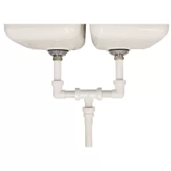 Keeney Insta-Plumb 1-1/2 in. D X 16 in. L Plastic Center Outlet Waste
