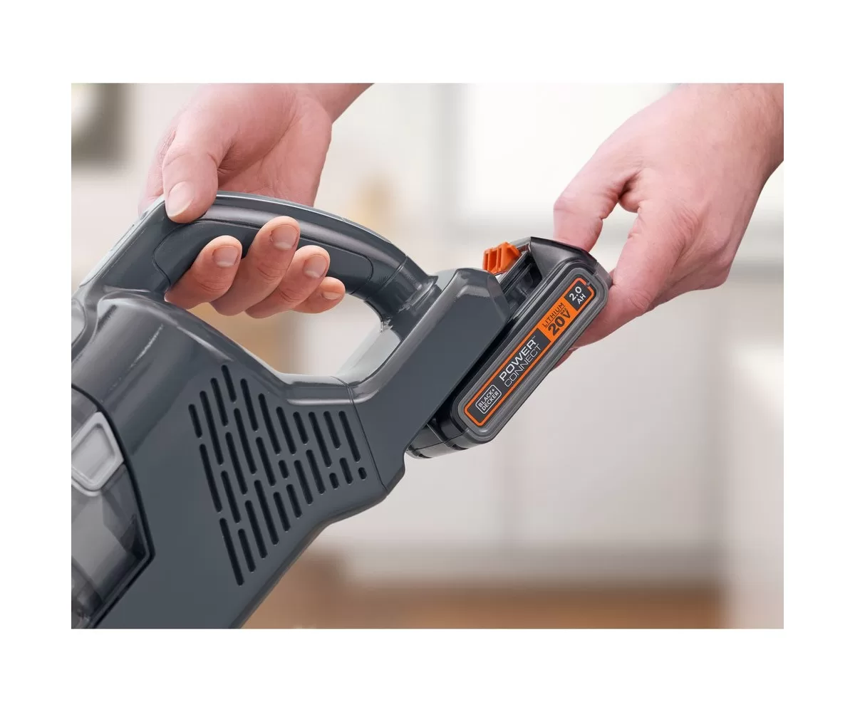 Black & Decker BHFEA18D1 POWERSERIES 20V MAX Lithium-Ion Cordless Stick Vacuum Kit (2 Ah)