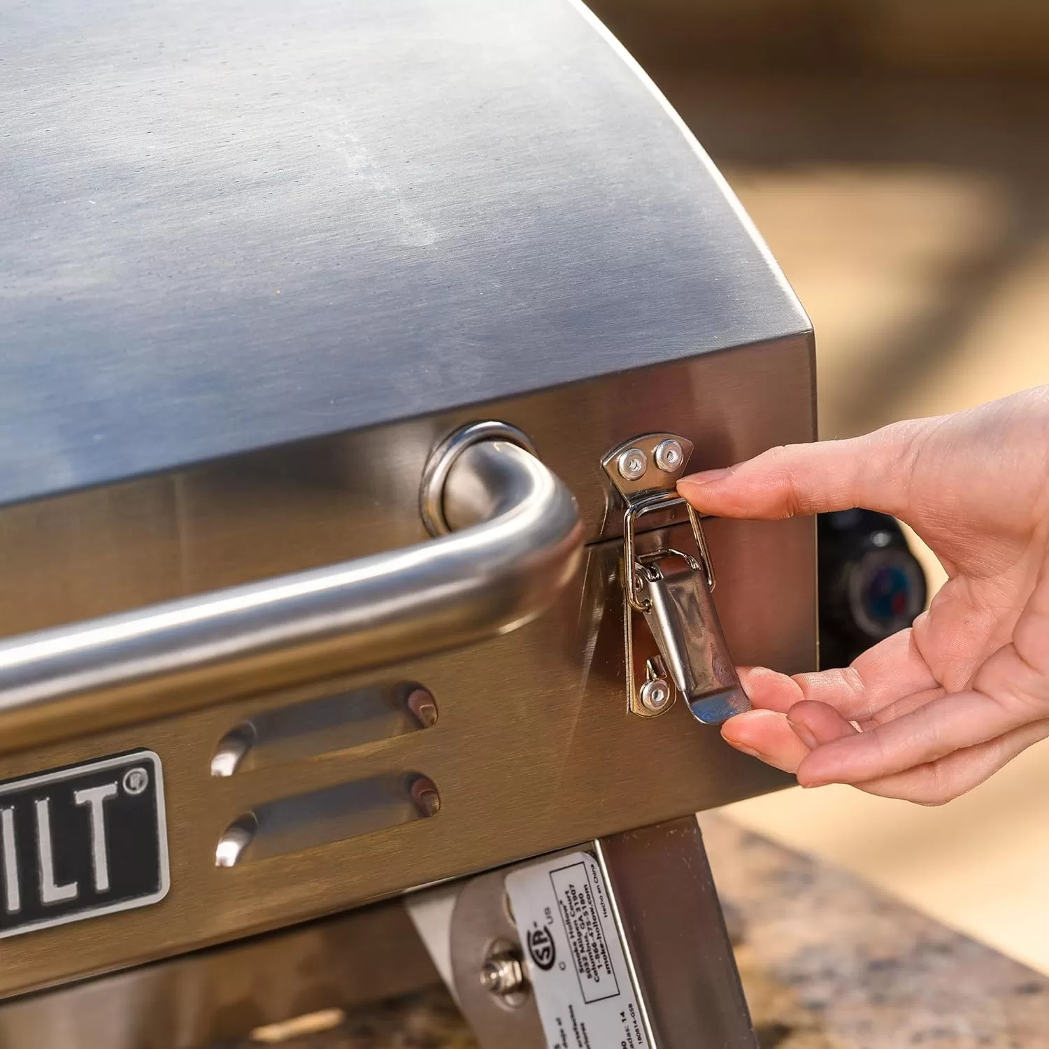 Masterbuilt MB20030819 Portable Propane Grill, Stainless Steel