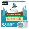 Caribou Coffee Caribou Blend Decaf, Single-Serve Keurig K-Cup Pods, Medium Roast Coffee, 96 Count