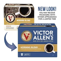 Victor Allen's Coffee Morning Blend, Light Roast, 80 Count, Single Serve Coffee Pods for Keurig K-Cup Brewers